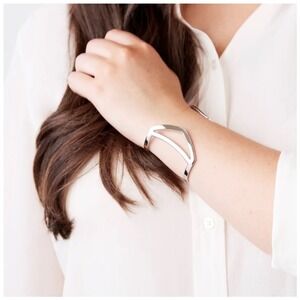 Jules Smith Jane Cuff Bracelet Silver‎